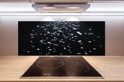 Rivestimento parete cucina con motivo ad astrazione 3D