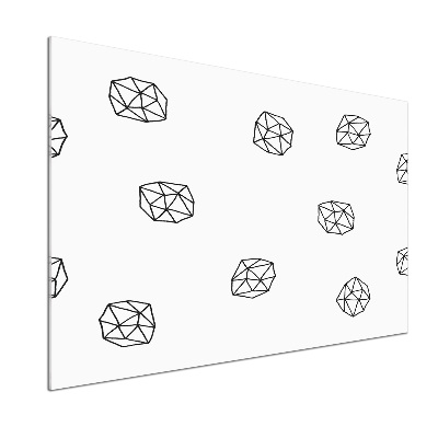 Rivestimento parete cucina con motivo astratto