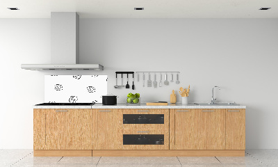 Rivestimento parete cucina con motivo astratto