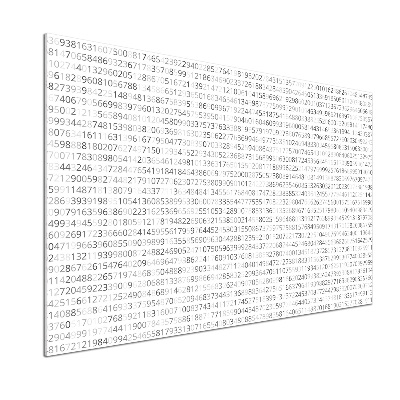 Pannello retrocucina con motivo a codice binario