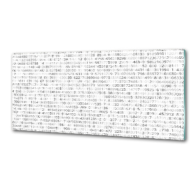 Pannello retrocucina con motivo a codice binario