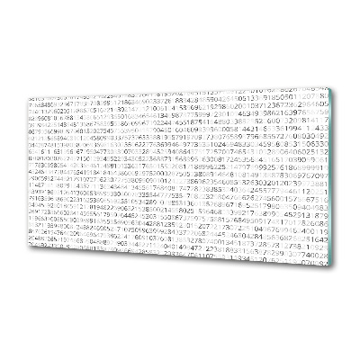 Pannello retrocucina con motivo a codice binario