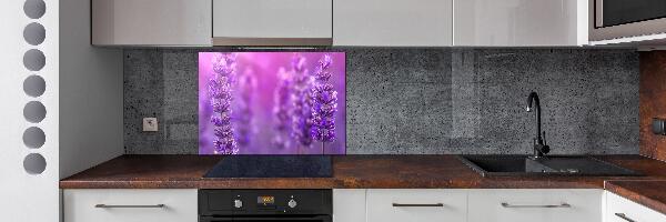 Pannello retrocucina con motivo lavanda