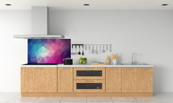 Rivestimento parete cucina con motivo astratto