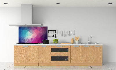 Rivestimento parete cucina con motivo astratto