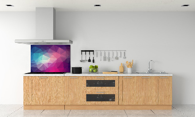 Rivestimento parete cucina con motivo astratto