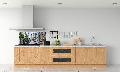 Pannello retrocucina con motivo ispirato a Łódź, Polonia