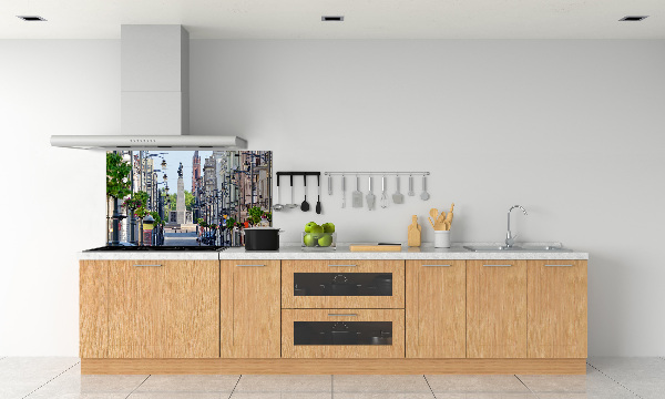 Pannello retrocucina con motivo ispirato a Łódź, Polonia