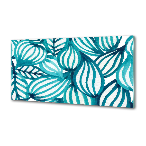 Rivestimento parete cucina con motivo floreale