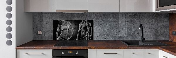 Pannello paraschizzi cucina per uso in edifici sportivi