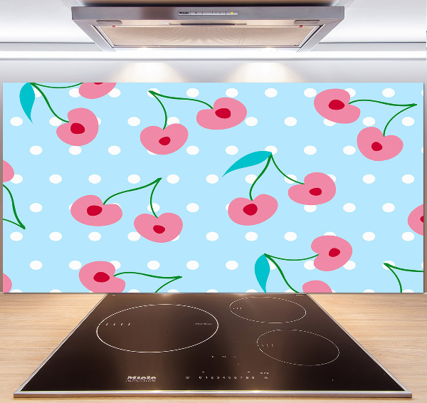 Pannello paraschizzi cucina con decorazioni a icone della frutta