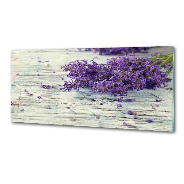 Pannello retrocucina con motivo lavanda