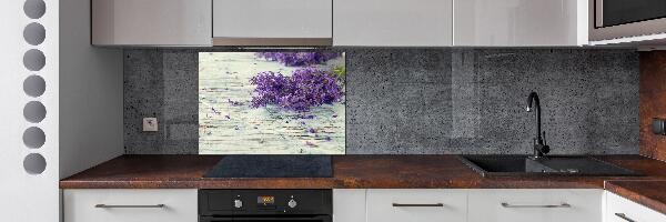 Pannello retrocucina con motivo lavanda