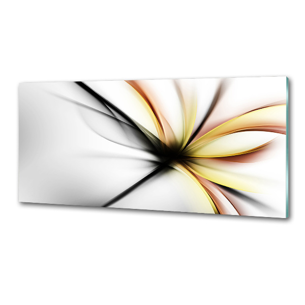 Rivestimento parete cucina con motivo a fiore astratto