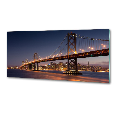 Pannello retrocucina con stampa del ponte di San Francisco
