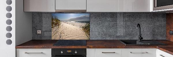 Rivestimento parete cucina con motivo 