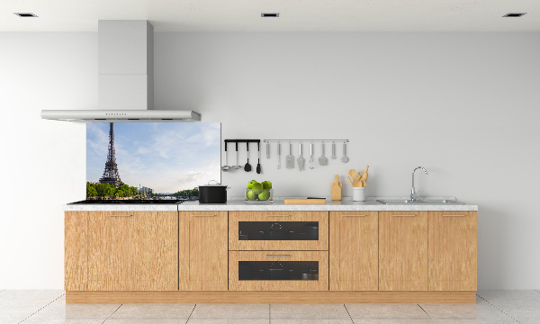 Rivestimento parete cucina con stampa della Torre Eiffel di Parigi