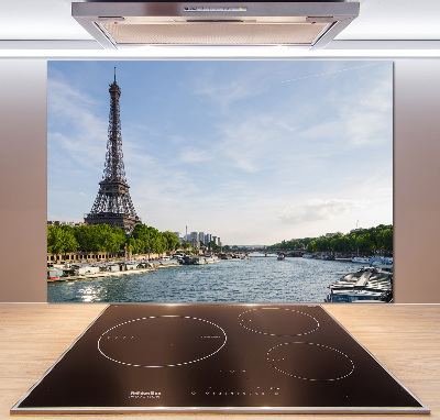 Rivestimento parete cucina con stampa della Torre Eiffel di Parigi