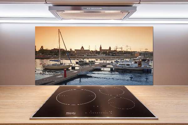 Pannello retrocucina con stampa raffigurante Stettino, Polonia