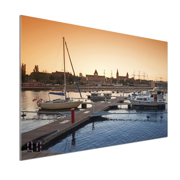 Pannello retrocucina con stampa raffigurante Stettino, Polonia