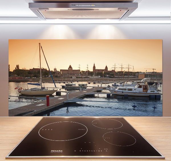 Pannello retrocucina con stampa raffigurante Stettino, Polonia