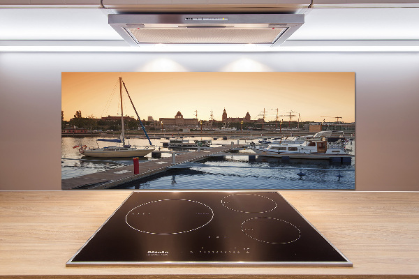 Pannello retrocucina con stampa raffigurante Stettino, Polonia