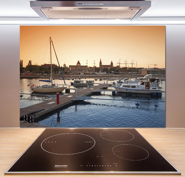 Pannello retrocucina con stampa raffigurante Stettino, Polonia