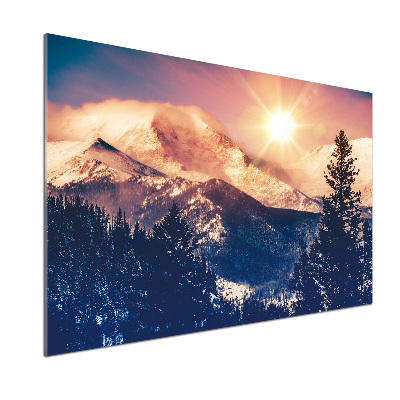 Pannello retrocucina con motivo Monti del Colorado