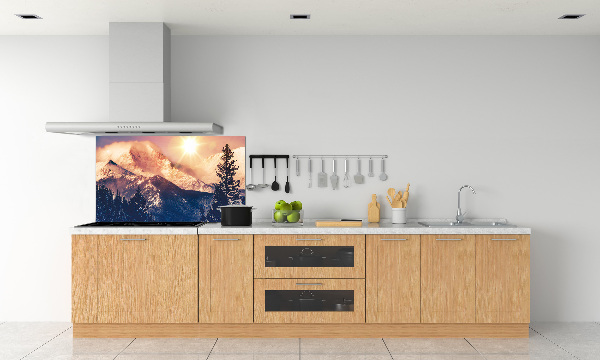 Pannello retrocucina con motivo Monti del Colorado