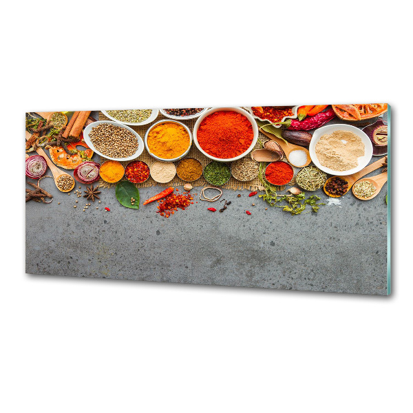Rivestimento parete cucina con motivo 'Miscela di spezie'