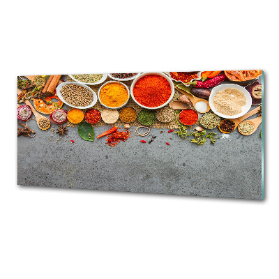 Rivestimento parete cucina con motivo 'Miscela di spezie'