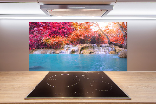 Rivestimento parete cucina con motivo 