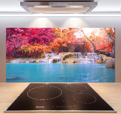 Rivestimento parete cucina con motivo 