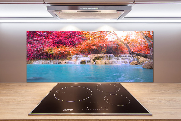 Rivestimento parete cucina con motivo 