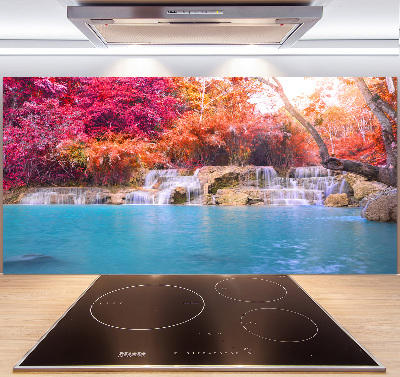 Rivestimento parete cucina con motivo 