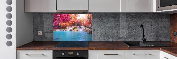 Rivestimento parete cucina con motivo 