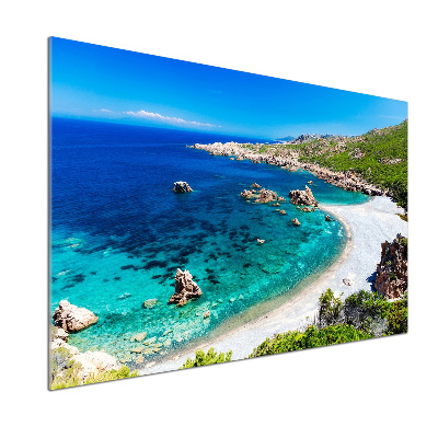 Rivestimento parete cucina con motivo Baia di mare