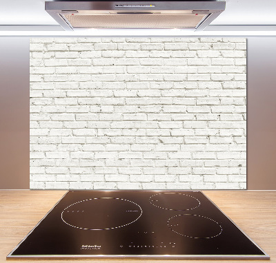 Pannello paraschizzi cucina con motivo muro di mattoni