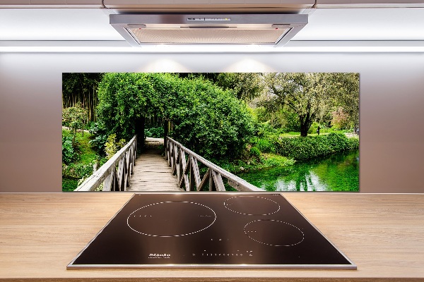 Rivestimento parete cucina con motivo 