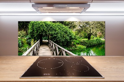 Rivestimento parete cucina con motivo 