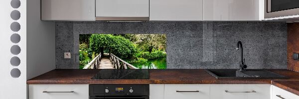 Rivestimento parete cucina con motivo 