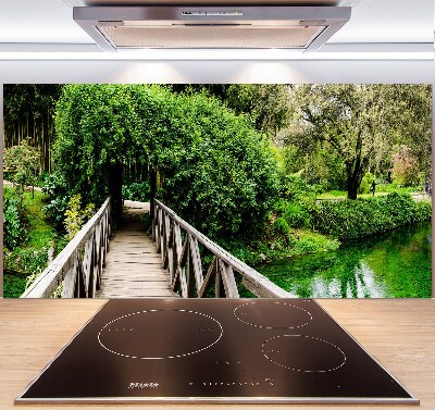 Rivestimento parete cucina con motivo 