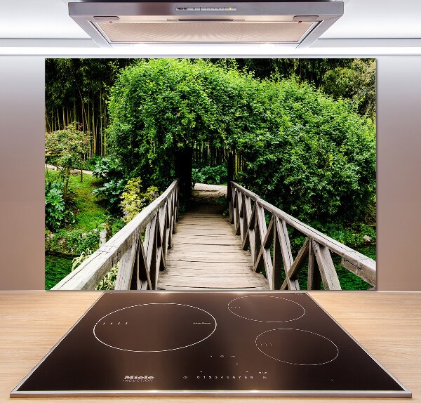 Rivestimento parete cucina con motivo 