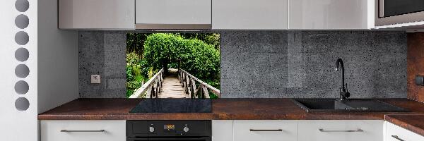 Rivestimento parete cucina con motivo 