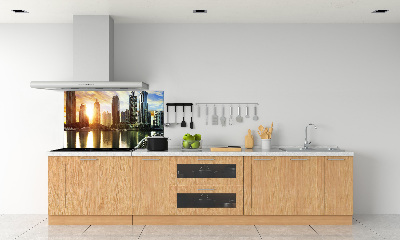 Pannello retrocucina con stampa Tramonto a Dubai