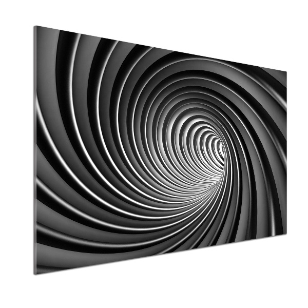 Pannello retrocucina con motivo a vortice astratto