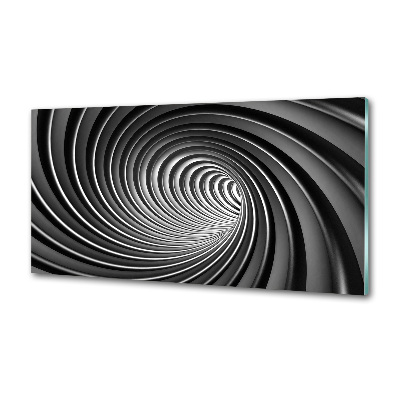 Pannello retrocucina con motivo a vortice astratto