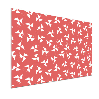 Pannello retrocucina con motivo geometrico