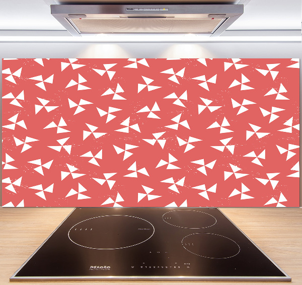 Pannello retrocucina con motivo geometrico