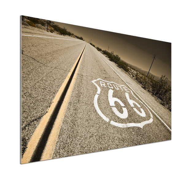 Pannello paraschizzi cucina con stampa raffigurante una strada in California